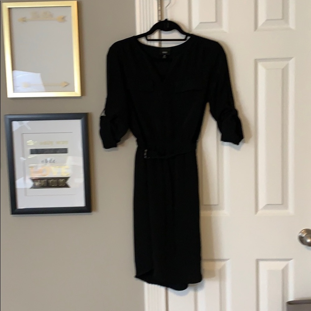belted dress